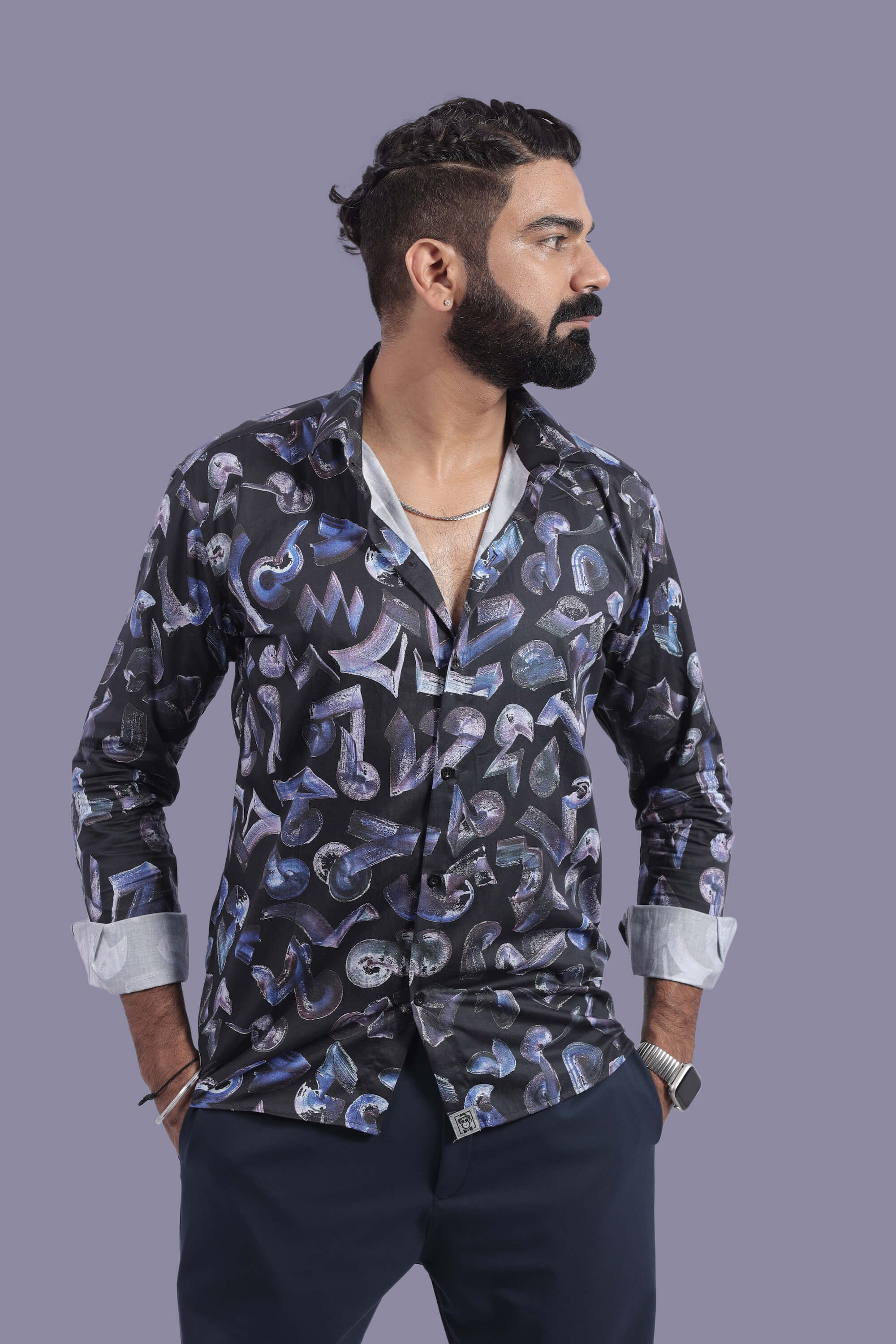 Eternal Design Relax Fit Full Sleeves Shirts